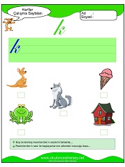 K Sesi Çalışma Sayfaları